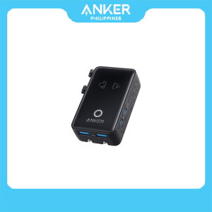 Anker Nano Travel Adapter 5-Port Power Adapter with 1 AC 2 USB-A and 2 USB-C Ports Smart Temperature Control Ideal for Travel