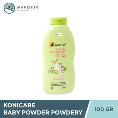 Konicare Natural Baby Powder Powdery 100 Gr - Bedak Tabur Bayi