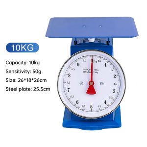 Mechanical flat scale 10kg 20kg 30kg and 50kg weighing scale food fruit meat and so on electronic scale & timbangan ng bigas 50 kilos