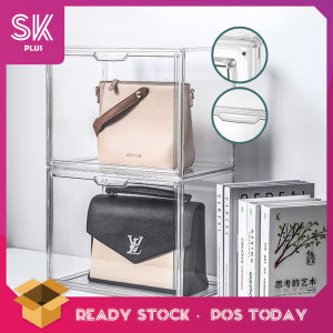 SKplus Transparent Display Storage Box Organizer Rack Dustproof Household Finishing Storage - Fulfilled by SKplus