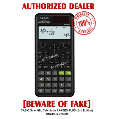 Casio Scientific Calculator FX-85ES Plus 2nd Edition Calculators Heavy Duty FX85ES Plus FX 85 ES Plus - 1 Unit - Genuine and Original