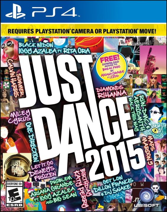 JUST DANCE 2015 (Requires Playstation Move or playstation Eye), Playstation 4 Game, PS4 Games, Mint Condition, HEGEY