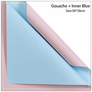 【20pcs】58cm×58cm Two-Sided Colored Bouquet Wrapper Flower Wrapping Paper Matte Gift Paper