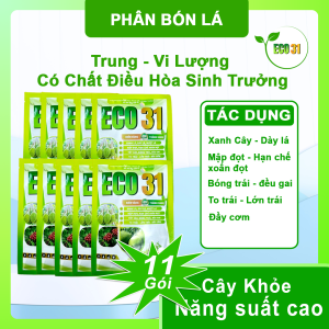 Combo 11 Gói Trung Vi Lượng 100g – Bổ Sung Canxi Magie Kẽm Vi Lượng Cho Cây