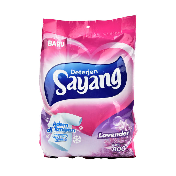 DETERJEN BARU!! DETERJEN BUBUK SAYANG 800 GR DETERJEN SAYANG LAVERDER POWDER BUBUK