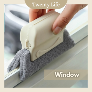TwentyLife Multipurpose Window Groove Cleaning Brush Detachable brush for Cleaning Door and Window Slides and Clean Sliding Door Groove Cleaning