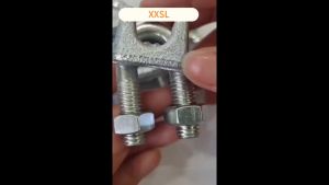 10pcs Wire Rope ClampsHeavy-Duty Galvanized U-Bolt Type Cable Grips for Industrial and Outdoor Use
