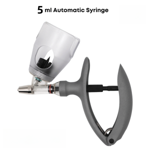Automatic Veterinary Continuous Syringe for Pigs Animal Adjustable Vaccine Injection Equipment