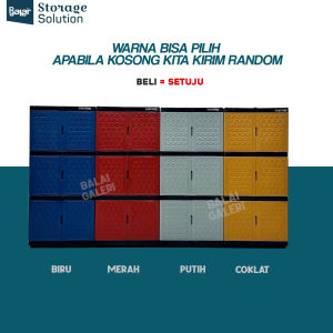 Lemari Plastik Susun 3 Tingkat Diamond Tabitha - Warna Variatif | Lemari Pakaian kotak penyimpanan Baju serbaguna