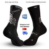 Soccer Grip Socks Pro ▷ Anti Slip Socks for Football Basketball Futsal Tennis Rugby Hockey Running & other Sports Anti-Slip SGSports Anti Blister Socks