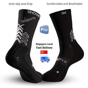 Soccer Grip Socks Pro ▷ Anti Slip Socks for Football Basketball Futsal Tennis Rugby Hockey Running & other Sports Anti-Slip SGSports Anti Blister Socks