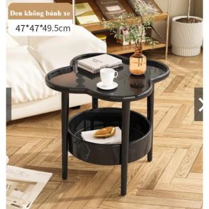 Bàn Trà Nhỏ Bàn Phụ Di Động Hình Gấu 2IN1 Dễ Thương Bàn Trà Ban Công