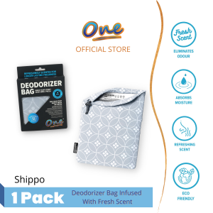 ONE Deodorizer Bag - Effectively removes odors | Fitness Bag | Waterproof Bag | Shoes Bag | Sports Bag