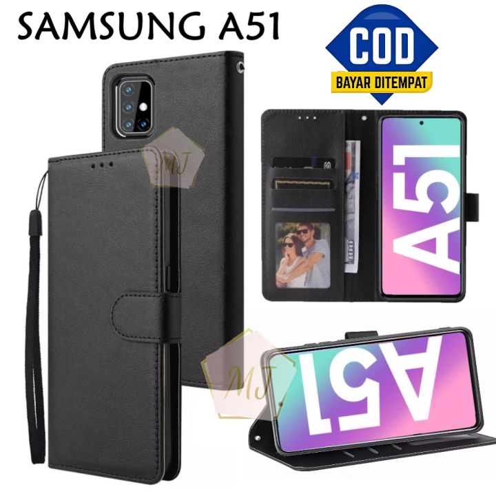 Dompet Kulit Wallet Flip Case A51 FLIP CASE SAMSUNG A51 LEATHER