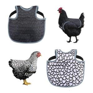 2PCS Chicken Back Protectors Strong Prevent Pecking Gear Soft Cloth for Healthy Growth