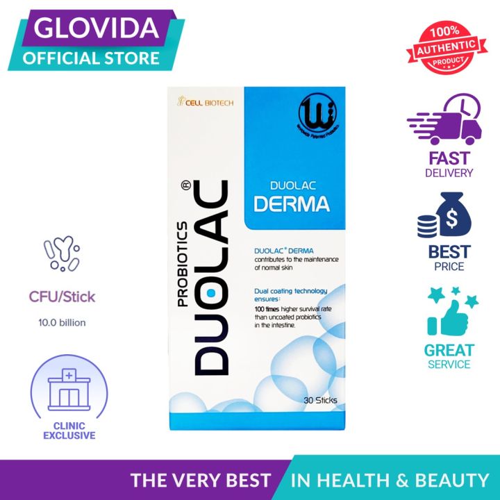 Duolac Derma Probiotics 30's | Exp: Dec-2025 | Glovida