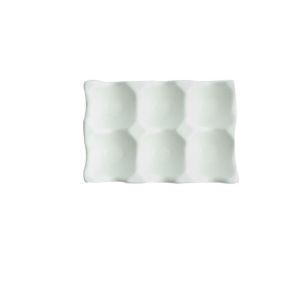 KECTTIO Christmas Decorative Porcelain Boiled Egg Home Decoration Serving Dish Egg Stand Eggs Tray Egg Holder Storage Rack