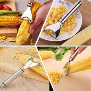 Stainless Steel Corn Grater ที่ขูดเมล็ดข้าวโพดสแตนเลส 1 ด้าม