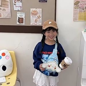 Beg Kanak-Kanak✨大头款儿童卡通单肩包 Big Head Cartoon Shoulder Bag 男女童轻便大容量斜挎包 Lightweight Crossbody Sling Bag