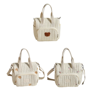 Large Capacity Mummy Bag for Easy Storage Baby Bottles and Diapers New Parents and Families Essential Organiser Case