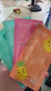 Gói 2 Miếng Dán Lạnh Làm Mát Cơ Thể Chống Nóng Hạ Sốt DUOLAMAO Hương Thơm Trái Cây Mùa Hè