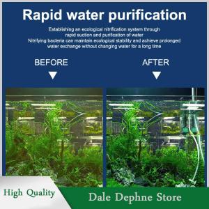 [Dale Dephne] ปั๊มกรองตู้ปลาแบบ3อิน1 ปั๊มเติมอากาศออกซิเจนในตู้ปลาเงียบสำหรับตู้ปลาปั๊มเปลี่ยนน้ำเครื่องทำคลื่น