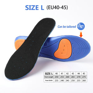 Insole Arch Support Flatfoot Running Insole for Shoes Sole Orthopedic Insoles Sports Elastic memory Silicone Gel Insoles Shoe Inserts Breathable shoes pad