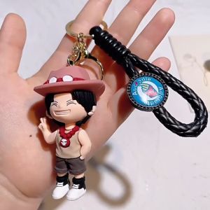 [READY STOCK🛒] One Piece Chibi Keychain  Straw Hat Crew Figure Keyring  Luffy Zoro Nami Sanji Usopp Chopper