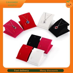 ❣️❣️❣️ Jewelry Stand Holder for Counter Show Props Pendants Necklaces Chains Gifts Organizer Velvet Mini Potable Display Rack