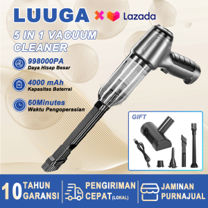 Vacuum cleaner portable 5 in1 Penghisap Debu Mobil Wireless Singkirkan tungau Kasur Penyedot Debu Serbaguna 998000Pa Vakum vacum cleaner