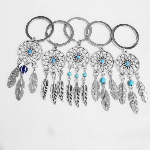 Dreamcatcher Keychain Artistic Key Holder Stylish Key Hanging Ornament Unique Key Accessory Suitable for Car and Keys