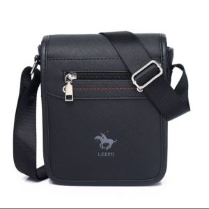 Malaysia Stock!! LEEFO Premium Men Shoulder Bag (S) Size Sling Bag Messenger Bag Pu Leather