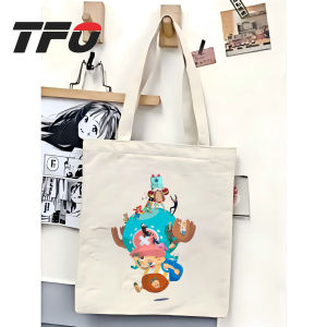 TFO Tote Bag One Piece the Straw Hat Pirates Monkey D. Luffy Versatile Ideal for College School