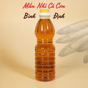 Nước Mắm Nhỉ Cá Cơm Nguyên Chất Ngon Ủ Chượp Truyền Thống Đặc Sản Bình Định Độ Đạm 35N Chai 460ml