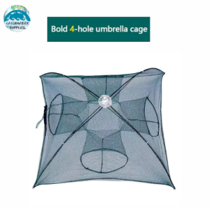 Folding Umbrella fish Net Shrimp Cage / Crab / Fish / Trap Cast Fish Net Shrimp Fishing Tool