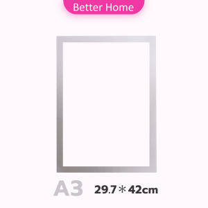 Better กรอบรูปแม่เหล็ก โชว์ป้ายประกาศติดผนัง แบบมีแถบแม่เหล็กสำหรับติดโชว์งาน ใบประกาศ  Magnetic photo frame
