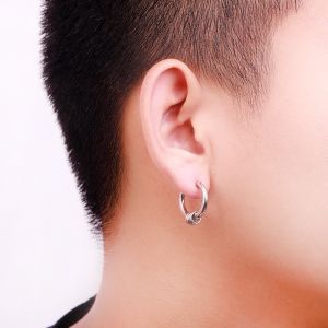 Khuyên Tai Kẹp Tròn Nam Nữ GIÁ 1 ĐÔI Bạc Không Cần Xỏ Lỗ Đơn Giản Đẹp Nhỏ Xinh Maxshop Doc