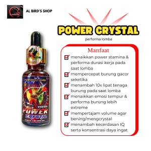 Power kristal Omega Plus Vitamin Burung muraibatu/kacer/cucakijo Penggacor Suplemen Burung Kicau
