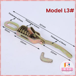 Biblio【Ready in Stock】 Truck Trailer Body Clamp Hasp Metal Buckle Lock Fastener Latch Catch Lockable