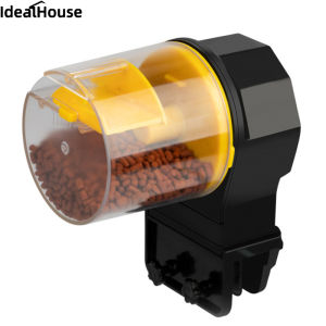IDealHouse new！Automatic Fish Tank Feeder 12 Hours/24 Hours Intelligent Timing Large-capacity Aquarium Fish Feeder