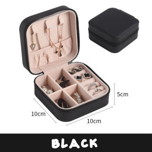 【Ready Stock】Jewellery Storage Box Case/Travel Jewellery Box Necklace Ring Earring shoushi