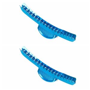 CAELARAU 2pcs Metal Aluminum Tip Finger Hairclips Hair Clips Clamps Vintage Duckbill Partition Hairpin Styling Accessories Barbershop Finger Wave Hair Clips