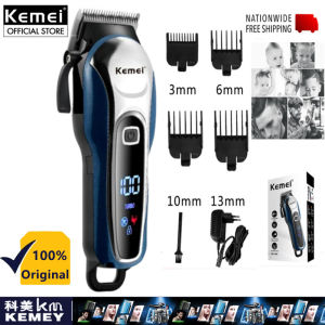 Kemei KM-1995 LCD Monitor Charging Hair Clipper For Men Professional Hair Salon Hair Clipper