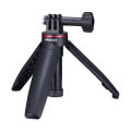 Ulanzi Action Camera Mini Extendable Pole Selfie Stick Monopod 3-Prong Mount w/ Tripod for Insta360, DJI Osmo, GoPro, Akaso, SJCAM etc MT-09. 