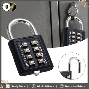 8 Digits Password Code Combination Padlock Suitcase For Luggage Travel Code Anti-thieft Lock