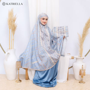 Katriella - Mukena Dewasa Mukenah Travel Jumbo Silky Premium 2 in 1 Luminary