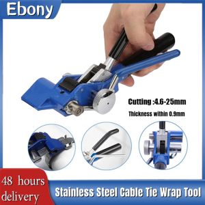 [SG SELLER LOCAL STOCK] High Quality Stainless Steel Cable Tie Wrap Tool Zip Band Strapper Pliers