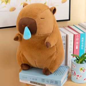 Gấu Bông Chuột Lang Nước Capybara chảy nước mũi dễ thương lông xù mềm mại