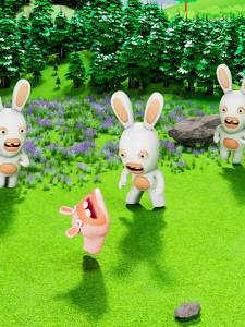 [Free Shipping] Rabbit Slippers For Women Summer Outdoor Wear Cartoon Style For Home Use Non-Slip Thick-Soled Parent-Child Slippers For Women
