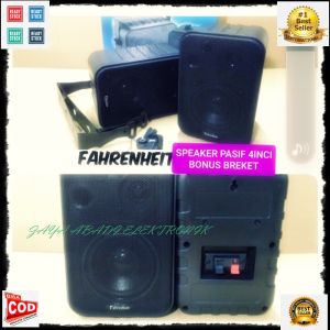 G93 ORIGINAL SEPASANG SPEAKER GANTUNG BONUS GANTUNGAN DUAL SPEKER TEMBOK SPK DINDING WALL PASIF PASS